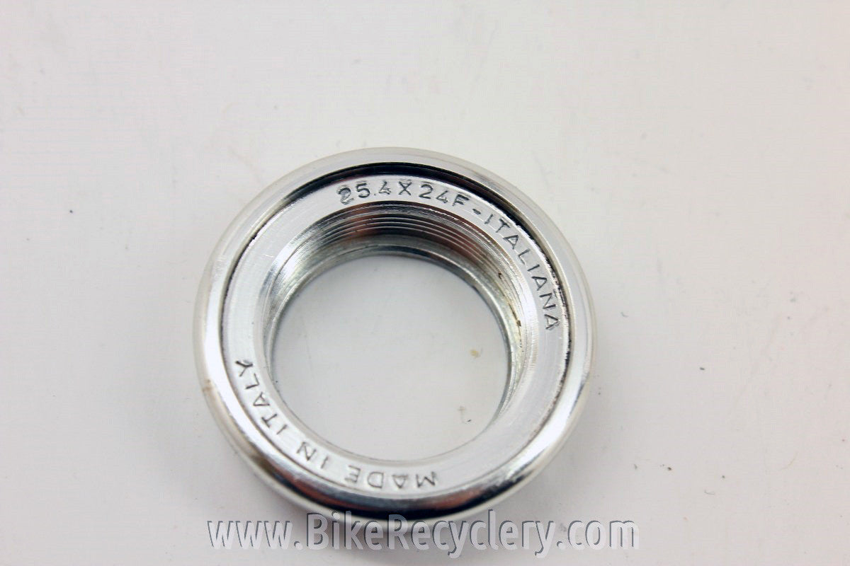 Campagnolo C-Record Headset: 304/104 Drilled, Chrome Plated, MINT