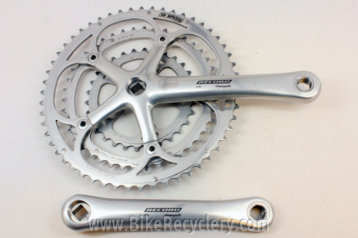 Campagnolo Record Triple Crankset: 170mm, 53/42/30t, 10 Speed