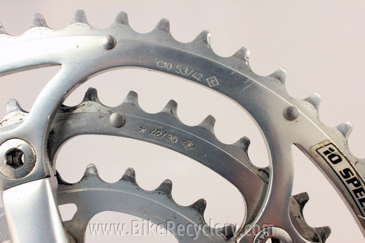 Campagnolo Record Triple Crankset: 170mm, 53/42/30t, 10 Speed