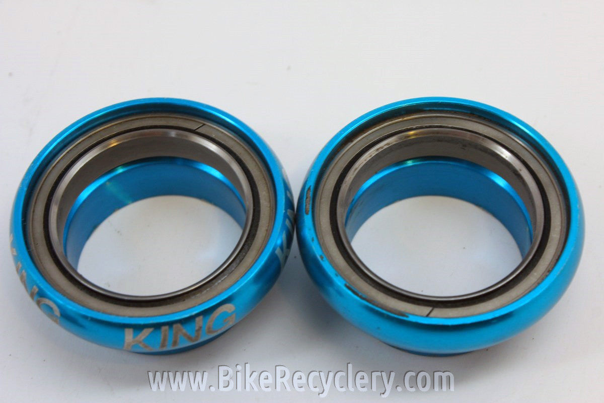 1990's TURQUOISE Chris King 1 1/8" NoThreadSet Threadless Headset