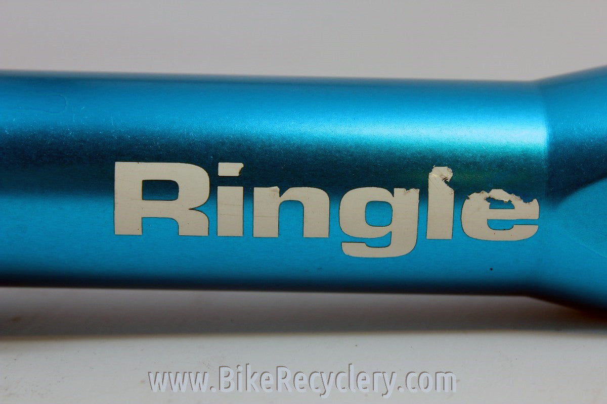 TURQUOISE Ringle Zooka Threadless Stem: 1 1/8", 130mm x 25.4mm