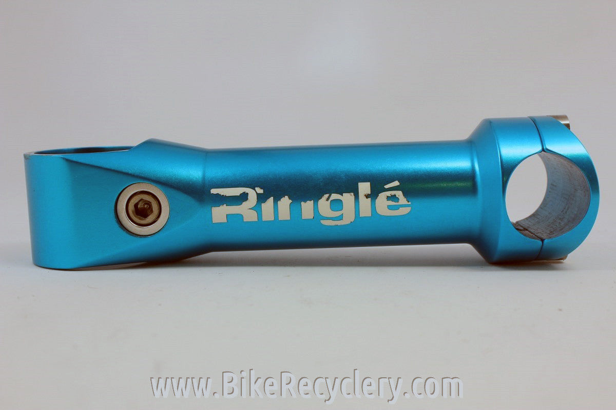TURQUOISE Ringle Zooka Threadless Stem: 1 1/8", 130mm x 25.4mm