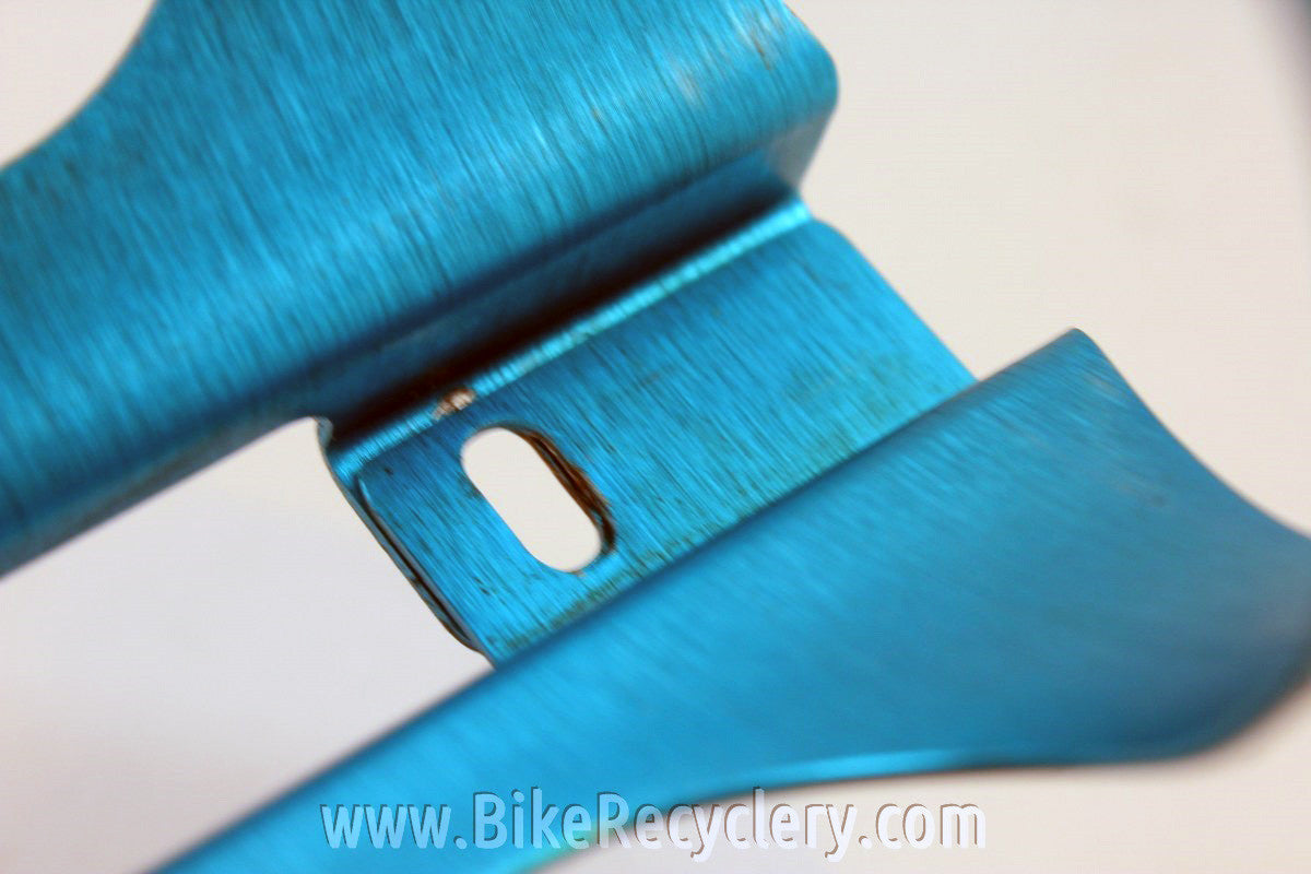 TURQUOISE Ringle H2O Anodized Water Bottle Cage: 1990's, Near Mint