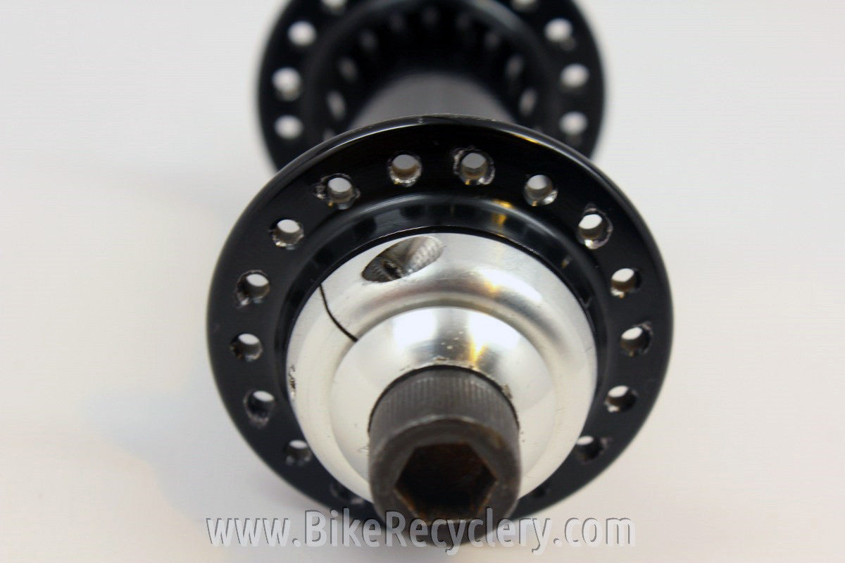 NEW Sun Ringle Dirty Flea Front Hub: Disc, 24H, Black