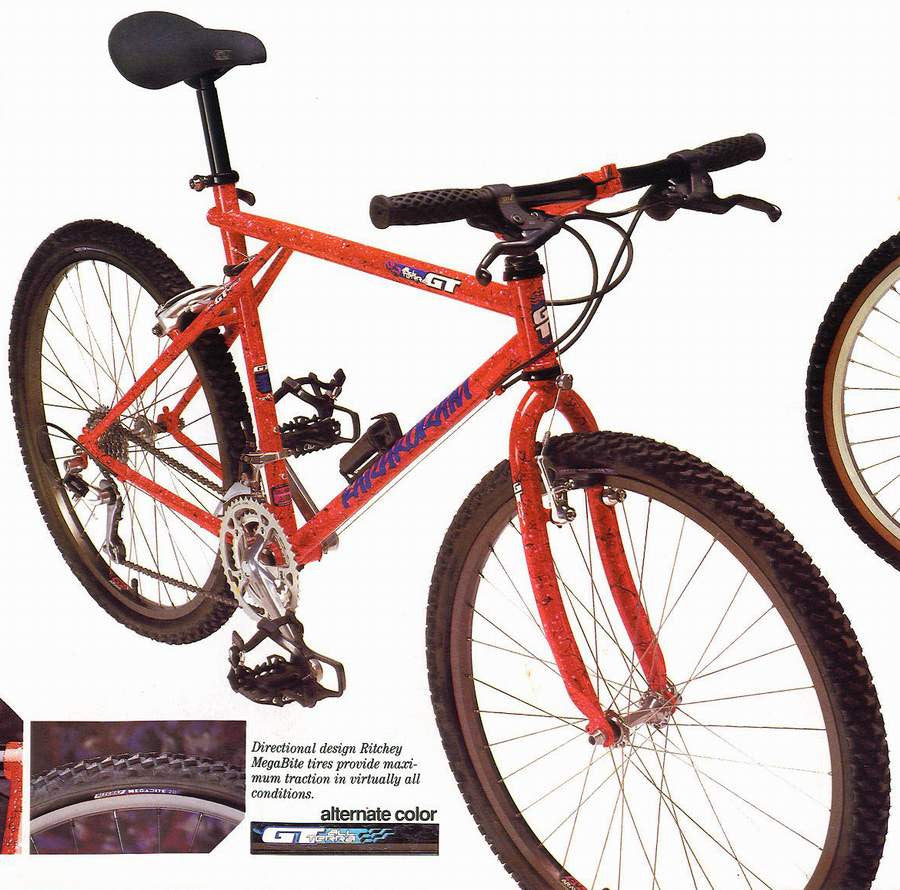 GT Quill Stem: 110mm, High Rise, Crazy Orange Paint Job, From 1990's GT Karakoram
