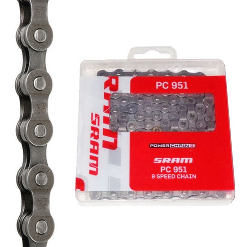 SRAM PC-951 9-Speed Bike Chain w/ Powerlink