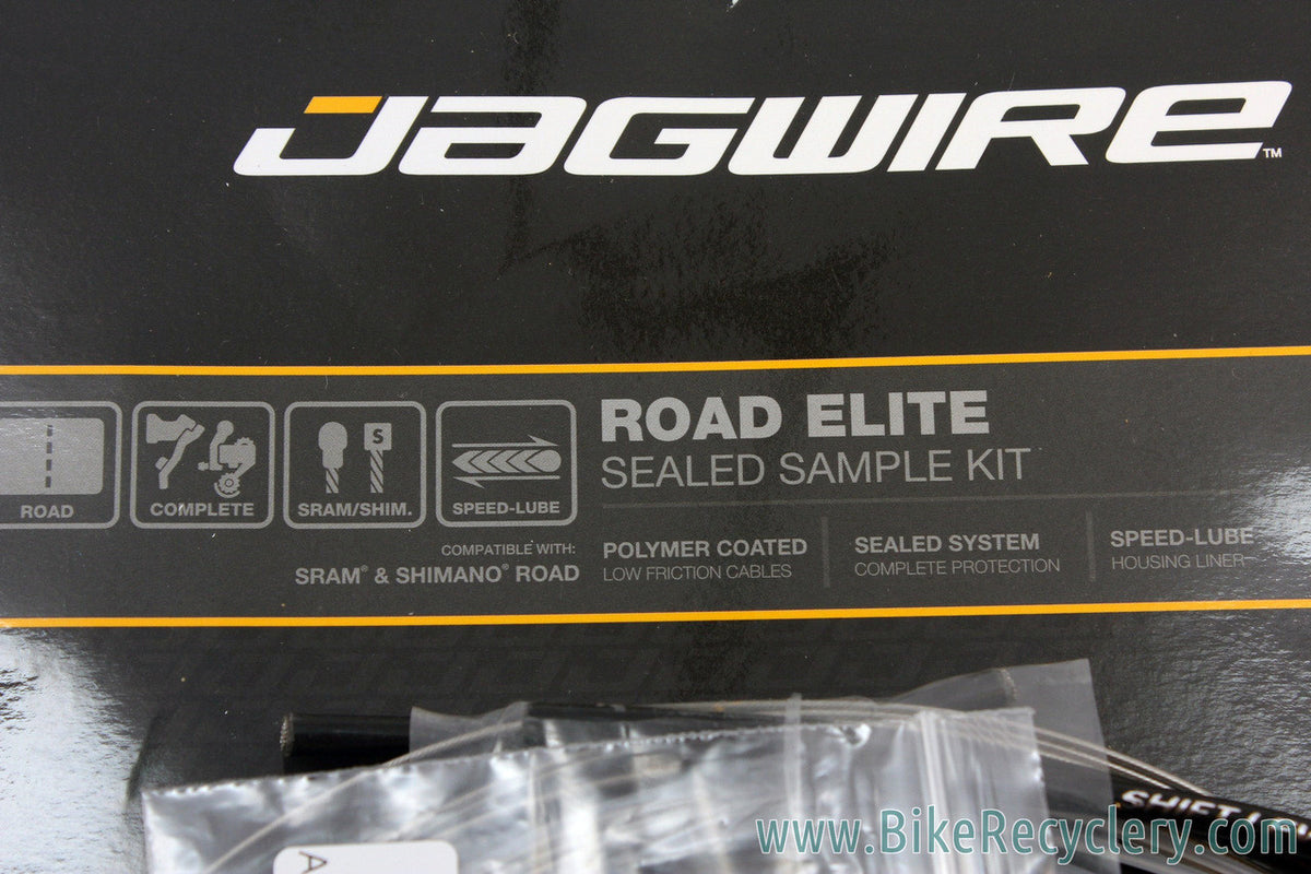 Jaguar Road Elite Sealed Shift Kit: F&R - Polymer Coated Cables - LGX-SD Housing, Adjusters