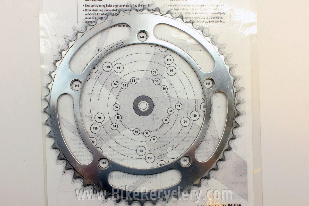 Campagnolo Nuovo Record Chainring: 50t, 144mm BCD EXC