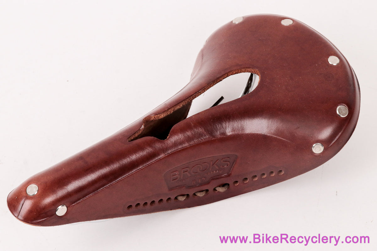 Brooks B17 Narrow Carved / Imperial Leather Saddle: Laced - Brown (New w/Shop Wear)
