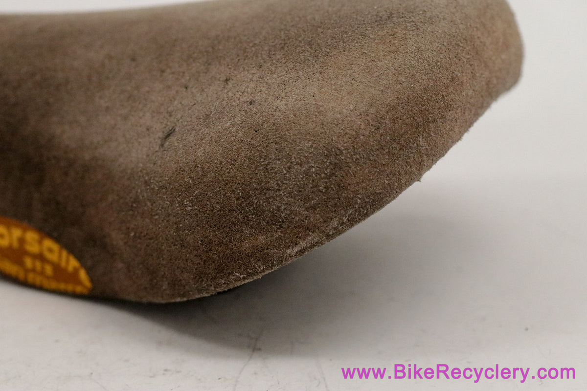 San Marco Corsaire 313 Suede Leather Saddle: Brown (Near Mint Low Miles)
