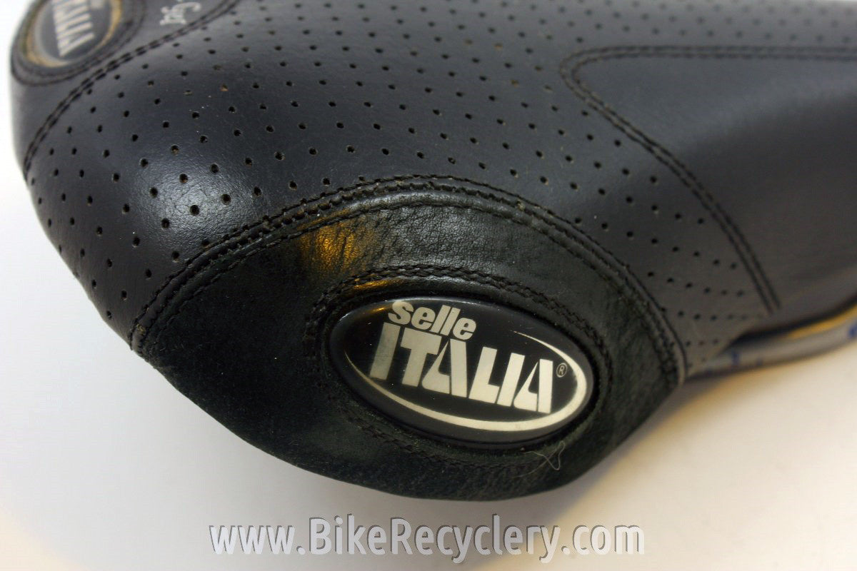 Selle Italia Ldy Genuine Gel Women's Specific Saddle: Black