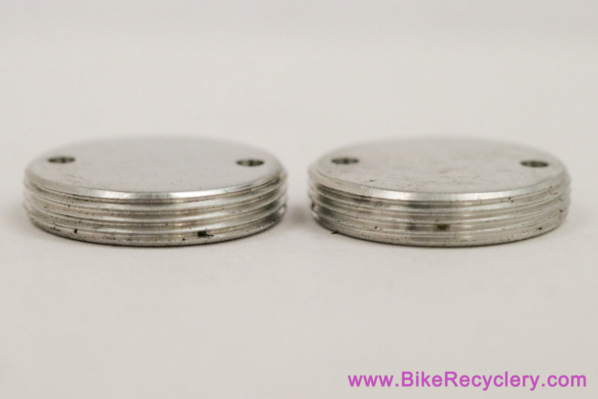 NOS Specialties TA 2-Pin Crank Dust Caps: Chrome - 22.81mm - Zephyr & Modern Production Pro 5 Vis