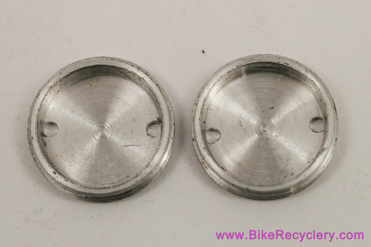 NOS Specialties TA 2-Pin Crank Dust Caps: Chrome - 22.81mm - Zephyr & Modern Production Pro 5 Vis