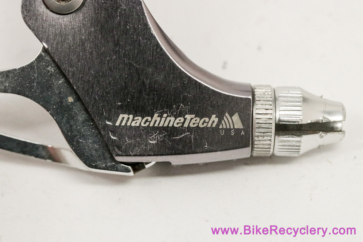 Machine Tech Zero Flex QL Right/Rear Brake Lever: Vintage 1990's Cantilever - Silver