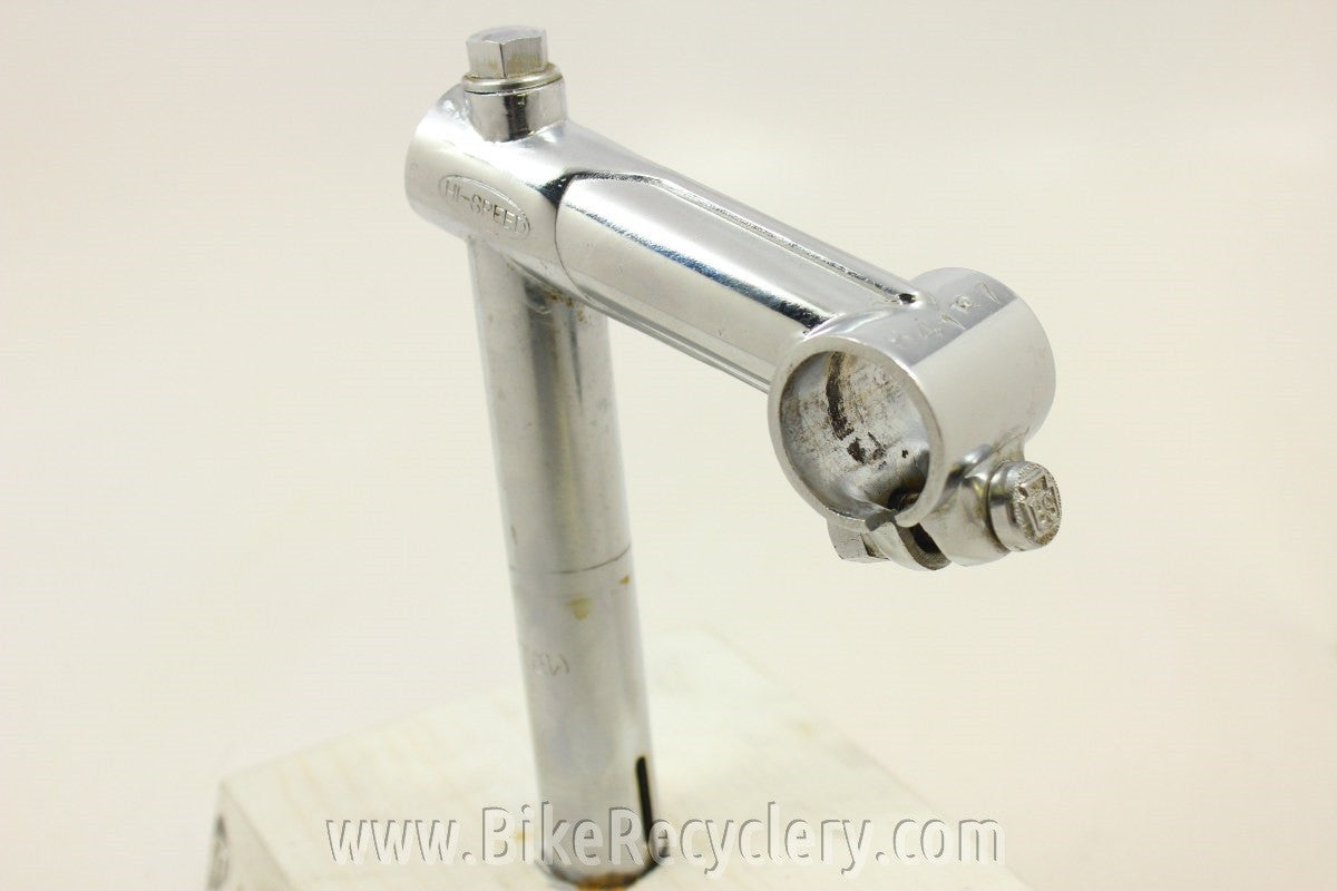 Bridgestone Hi-Speed Lugged Quill Stem: 80mm x 26mm, Polished, Unique