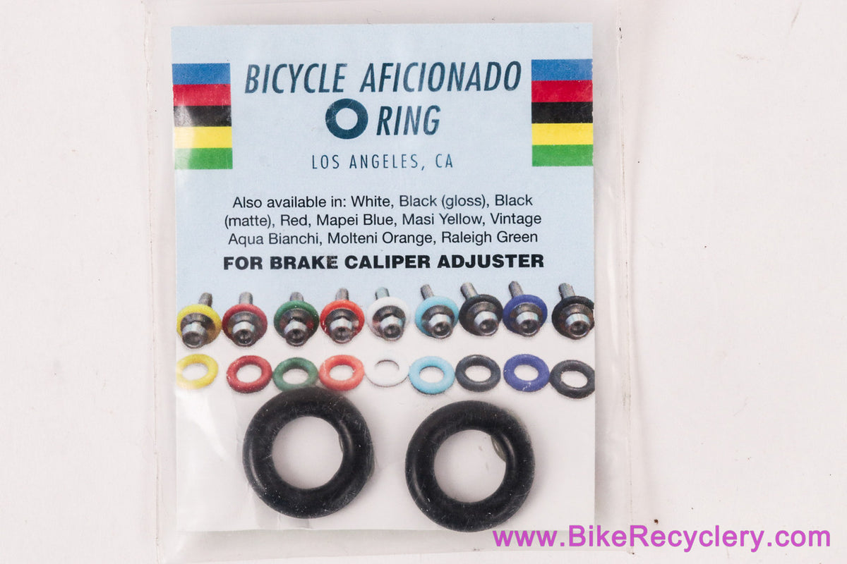 Vintage Barrel Adjuster O-Rings: Black - Campagnolo / Suntour / Dura Ace (Sold in Pairs)