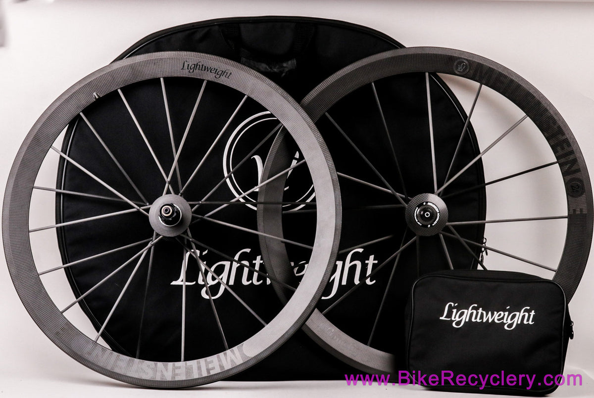 Lightweight Meilenstein Obermayer 24 E Schwarz Clincher Wheelset - CeramicSpeed - Campagnolo (NEW)