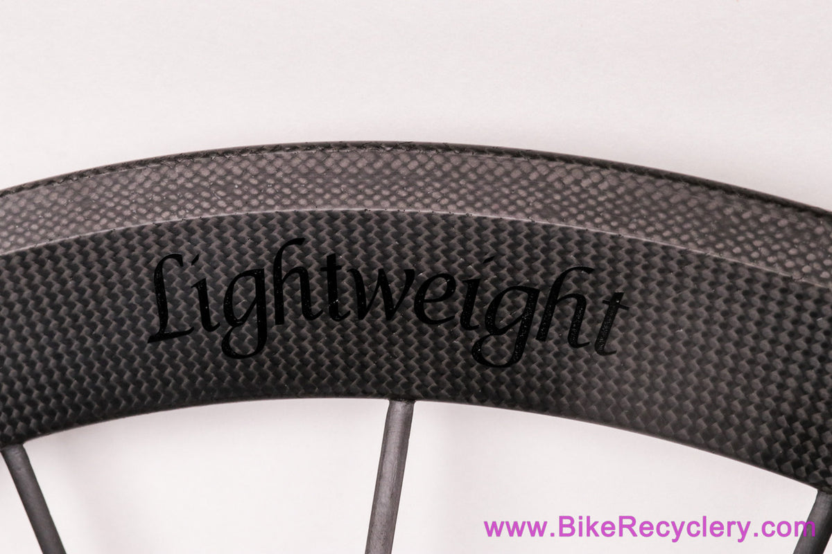 Lightweight Meilenstein Obermayer 24 E Schwarz Clincher Wheelset - CeramicSpeed - Campagnolo (NEW)