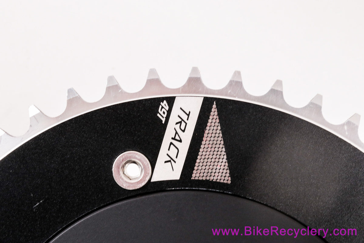 ROTOR 3D24 Track Crankset: 170mm x 49t Vision Pro - Black (Barely Used Near Mint+)