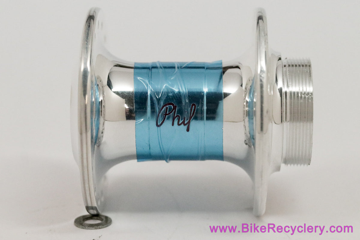 Phil Wood Rear Classic Road Hub Shell: High Flange - 32H - Silver (NEW)