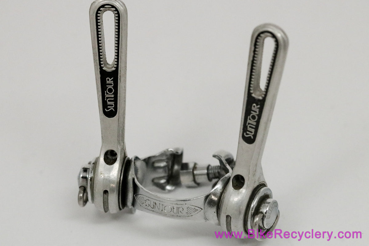 Suntour Blue Line BL LD-2200 Downtube Shifters: Clamp On - Milled Levers (Near Mint+ Low Miles)