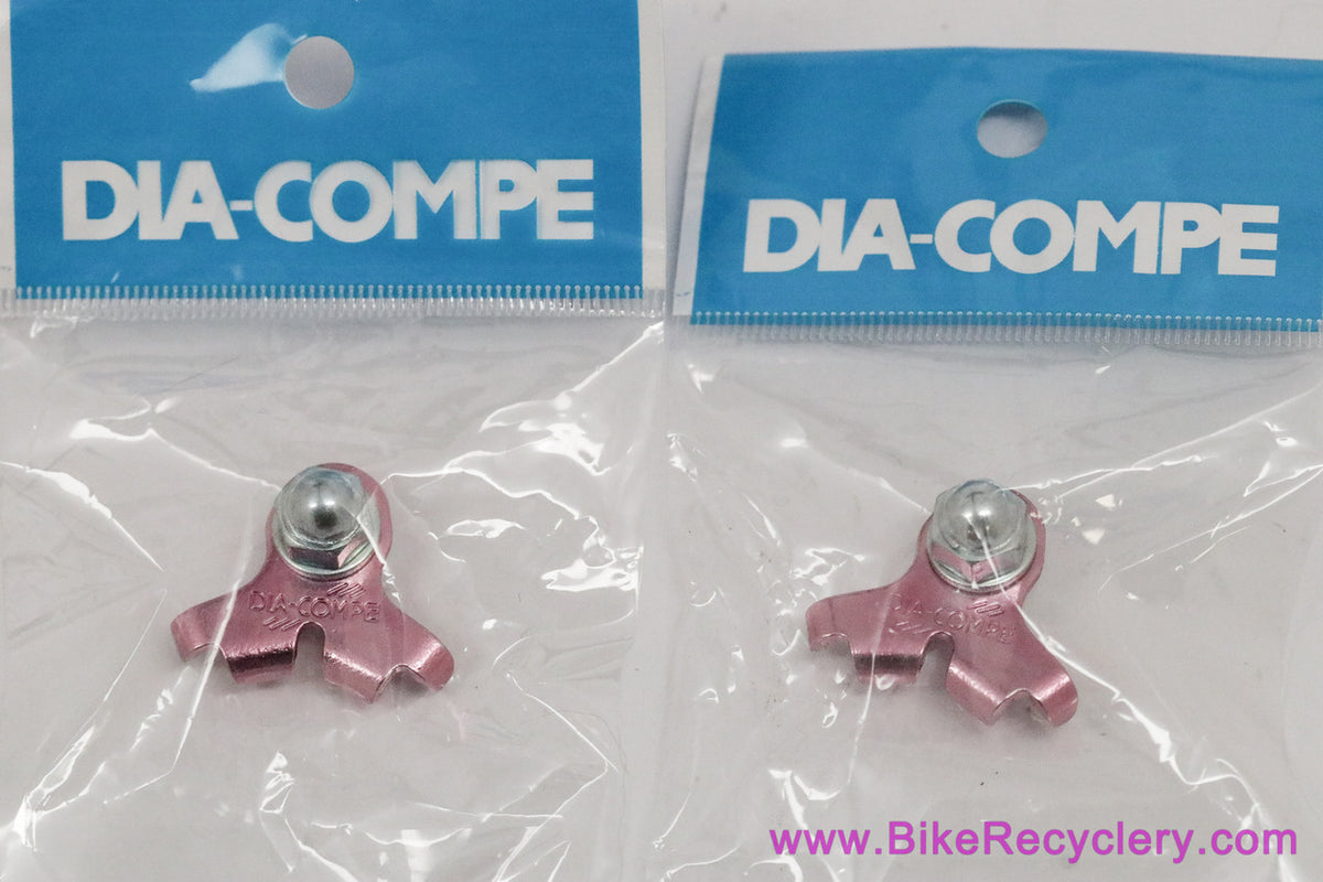 NIB/NOS DIA-COMPE 2001 Straddle Cable Carrier/Hangers: Pink Ano - DC 988 / 990 (PAIR)