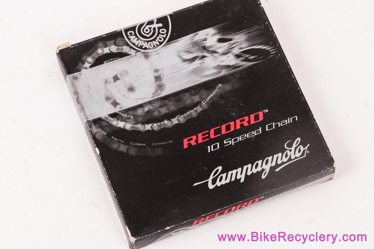 NIB/NOS Campagnolo Record C10 10 Speed Ultra Narrow Chain: CN03-RE10 (Original 2000's Issue Version)