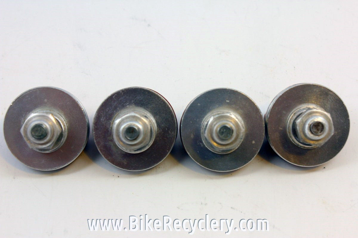 Skyway Pro Tuff Brake Pads: Mathauser Salmon, 1980's Old School BMX (set of 4)