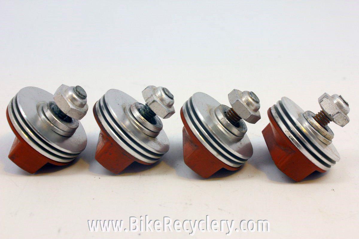 Skyway Pro Tuff Brake Pads: Mathauser Salmon, 1980's Old School BMX (set of 4)