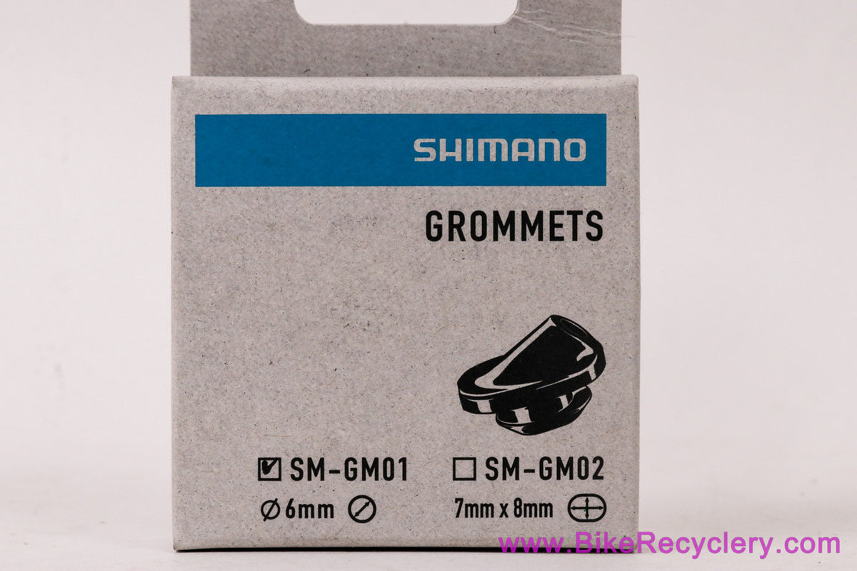 Shimano SM-GM01 Di2 E-Tube Frame Grommets: 6mm Round (4-Pack, NEW)