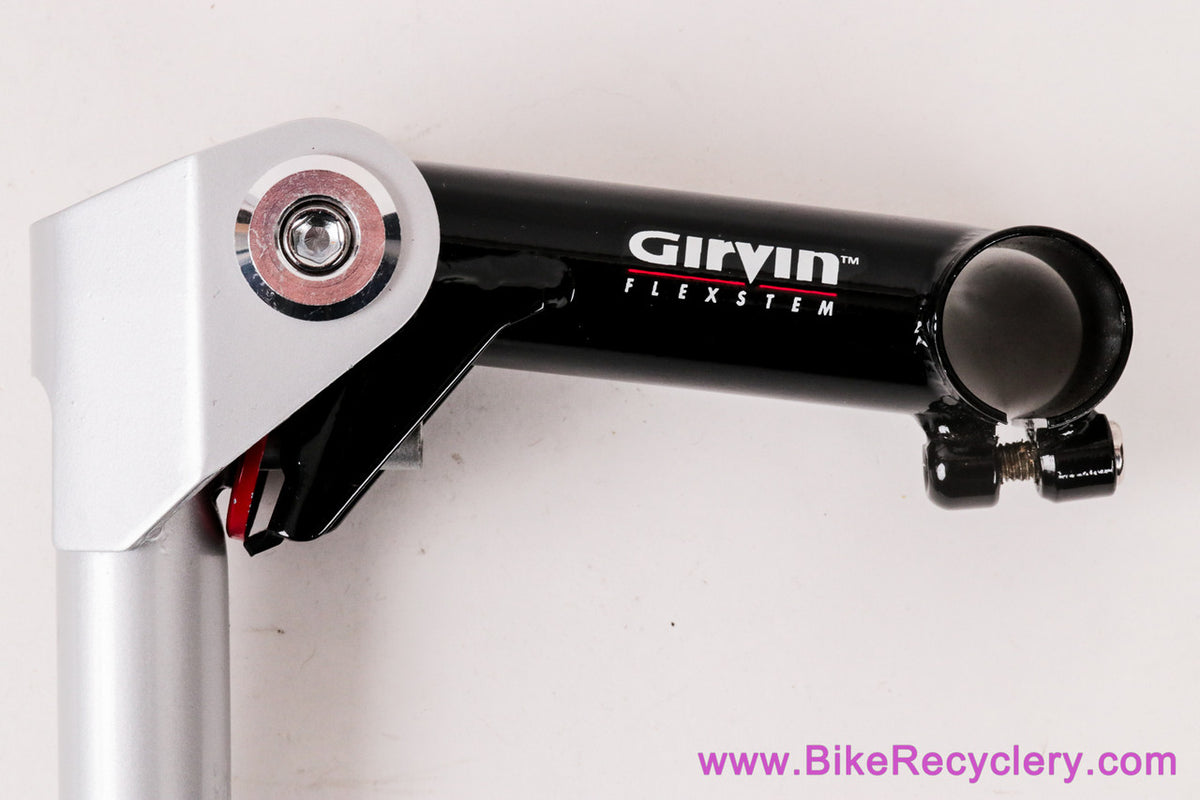 NIB/NOS Girvin Flexstem Suspension Quill Stem: 1 1/8" x 130mm x 25.4mm - NO ELASTOMER - Black