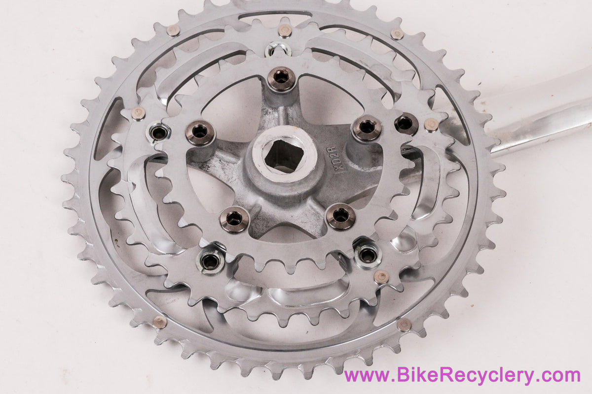 Sugino XD2 / XD300 Triple Crankset: 170mm x 46/36/26t - JIS Square Taper - Silver (NEW, Shop Wear)