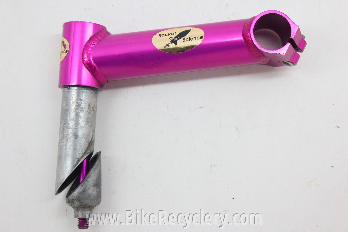 Rocket Science Zero-G Quill Stem: 1 1/8", 135mm x 25.4mm 3dv Purple RARE