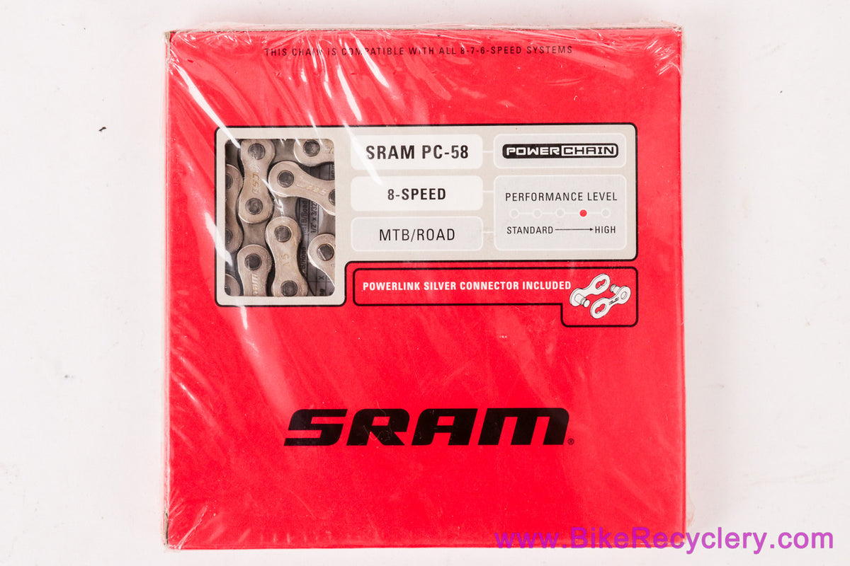 SRAM PC-58 Chain: 5/6/7/8 Speed - 114L - PowerLink (NEW)