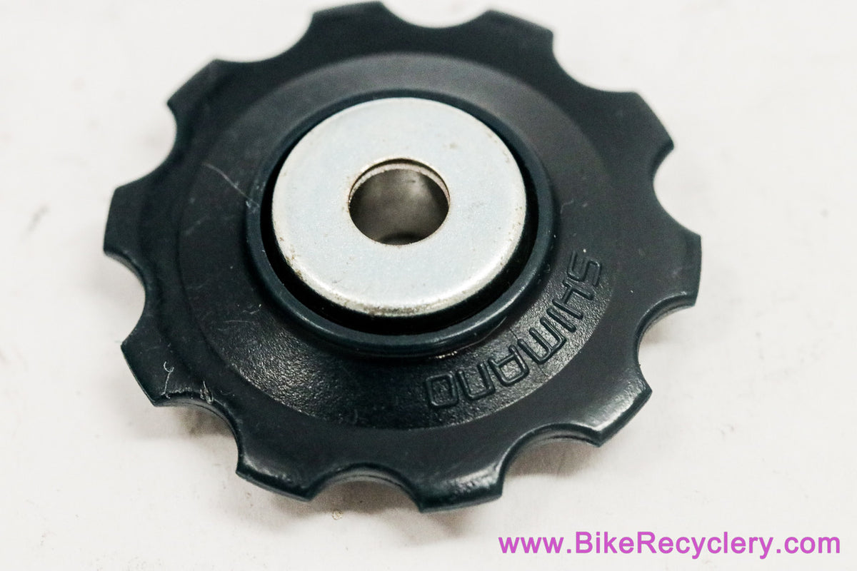 NOS Shimano Jockey Wheels / Derailleur Pulleys: 10t - Dark Blue/Black (Pair)