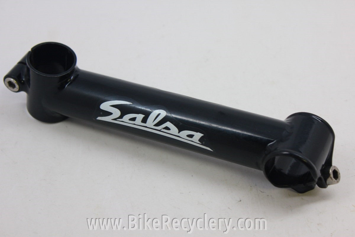 NOS Salsa Threadless Stem: 1" 150mm x 25.4mm, White Logos