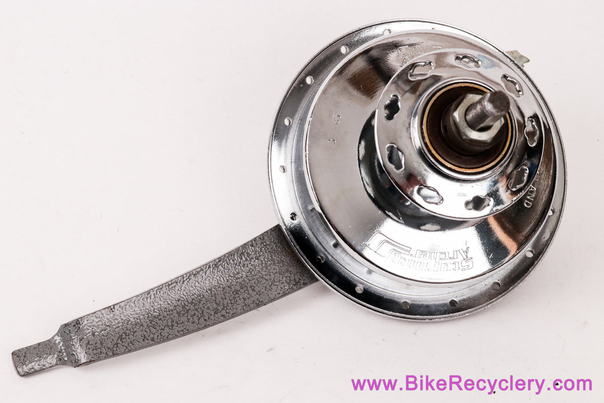 NOS Sturmey Archer BF/C Front Drum Brake Hub: 36H - 90mm - Vintage 1980's
