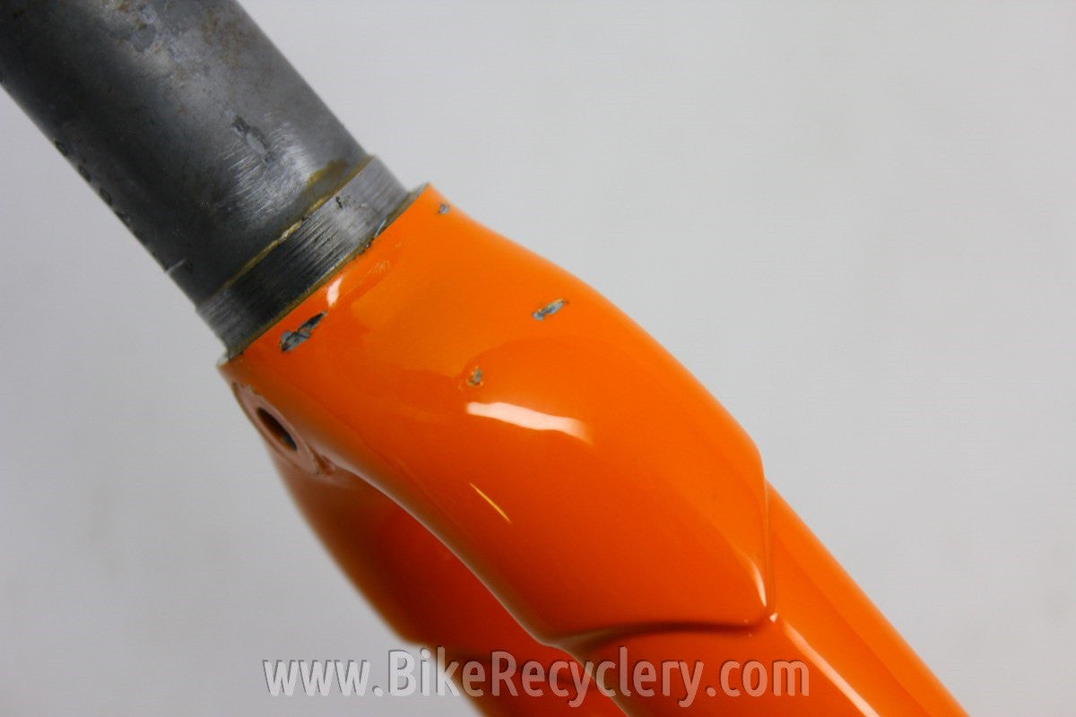Masi Fork: Steel, 1" Threaded, Molteni Orange