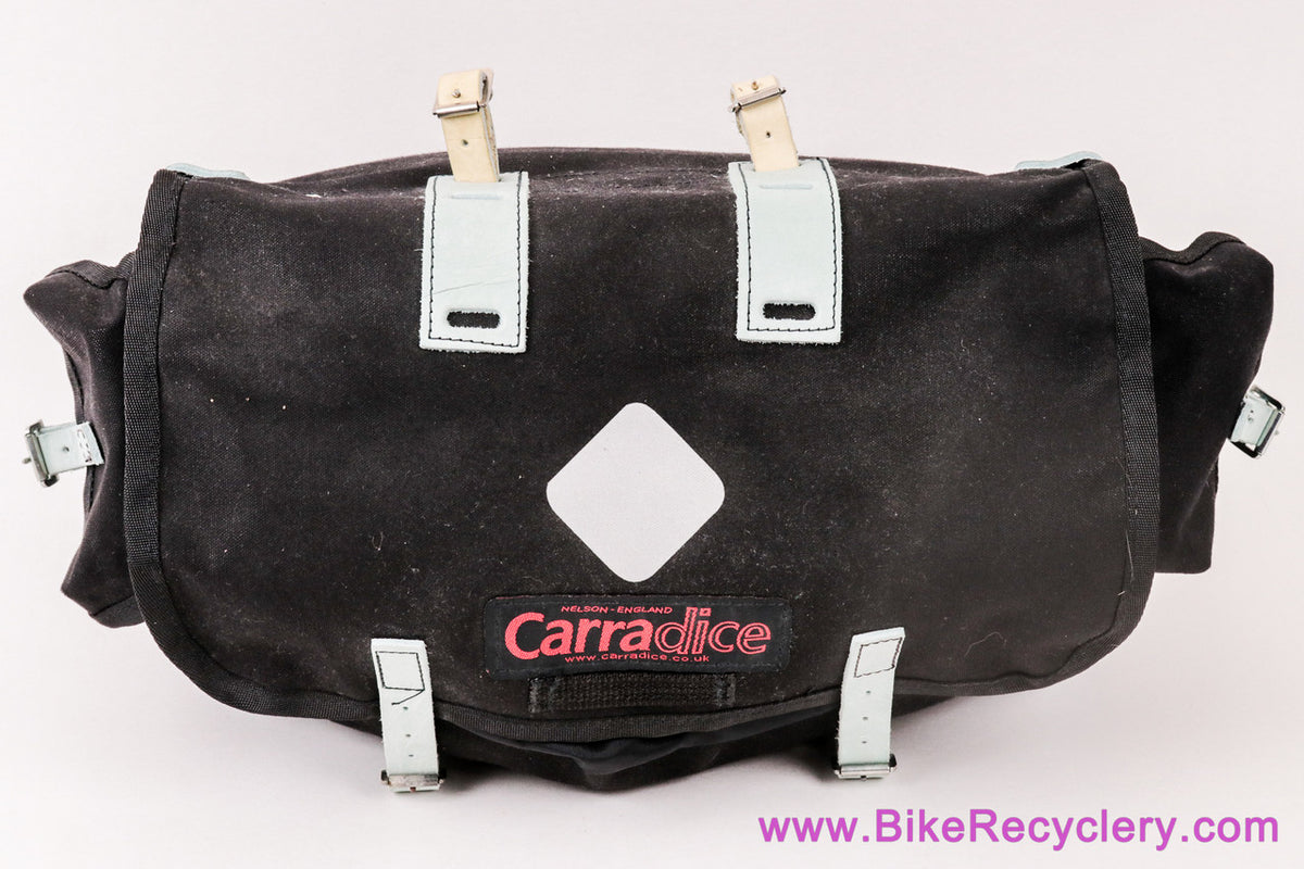 Carradice Nelson LongFlap Saddlebag: 18L - Black/White (Near Mint+ Low Miles)
