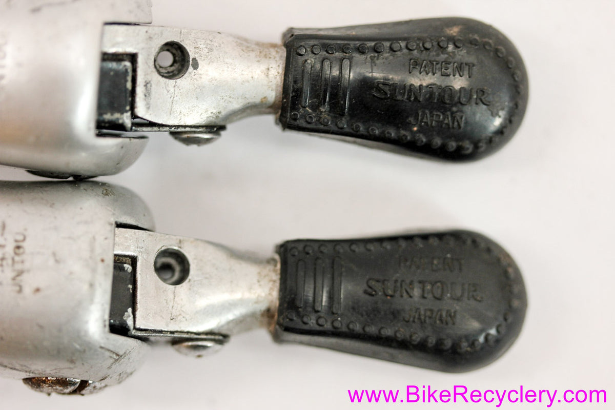 Suntour Barcon Bar End Shifters: Mod. 3090 - Retro Friction (Pair)