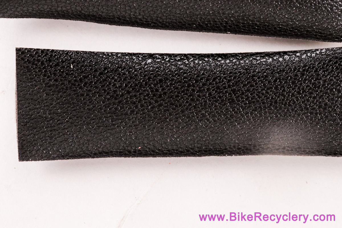 (Ambrosio) Bike Ribbon Professional Bar Tape: Faux Leather - Black