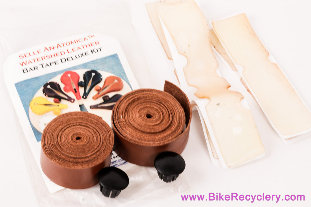 Selle Anatomica Watershed Leather Bar Tape: Brown