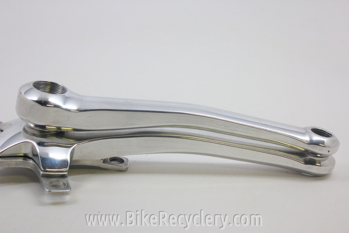 Cook Brothers E-Type Crankset: Highly Polished w/ Silver Spider, 177mm, 94/58 BCD NEAR MINT