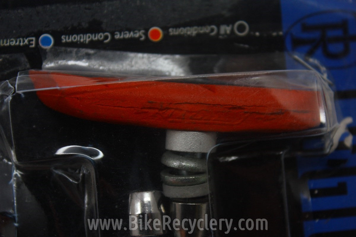 NOS Ritchey Logic LP V-Brake Pads: Red, 2-Pairs