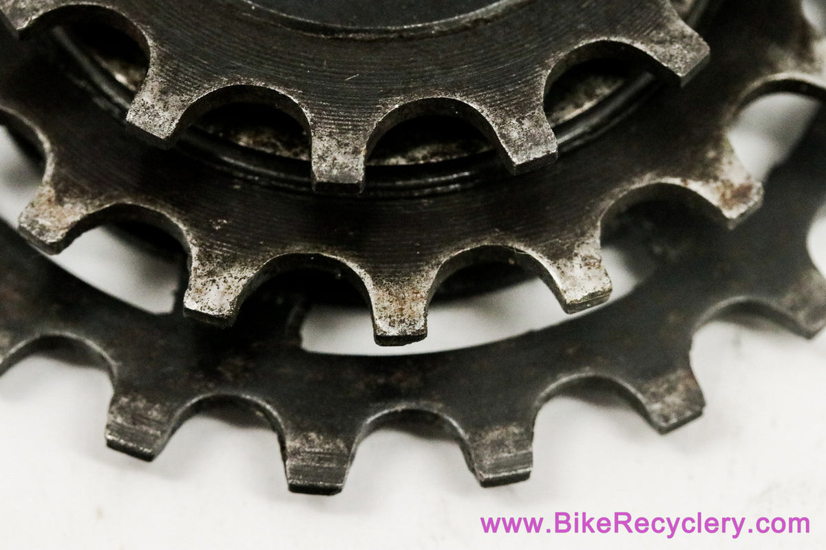 J. Moyne 3 Speed Freewheel: 14-22t - 1930's/1940's/1950's - French Threaded 34.7 mm x 1 mm