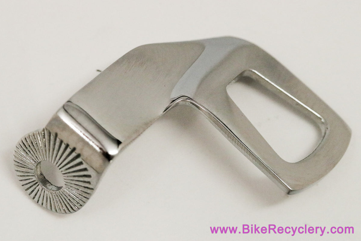 NOS British Lamp Bracket Mount: Satin-like Chrome