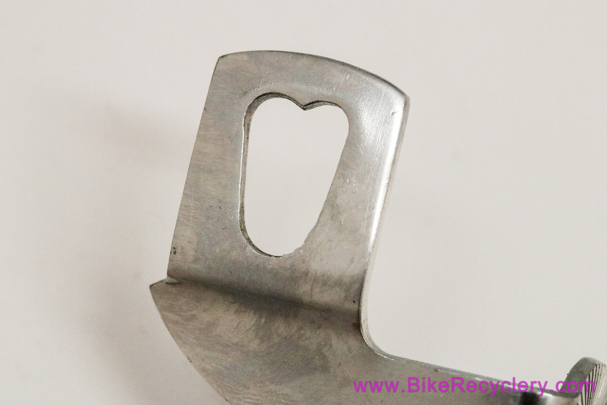 Heart Cutout British Lamp Bracket Mount: Chrome