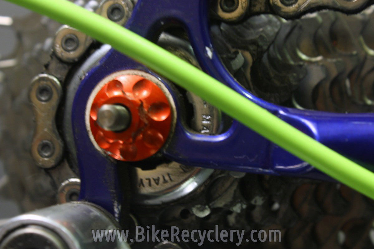 2007 Independent Fabrication Crown Jewel Road Bike: 56cm / 57cm, FULL Campagnolo Record 10sp, KCNC, King, Blue-Green-Yellow