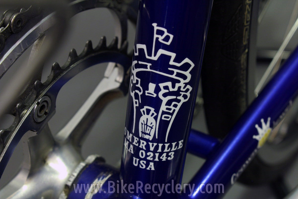 2007 Independent Fabrication Crown Jewel Road Bike: 56cm / 57cm, FULL Campagnolo Record 10sp, KCNC, King, Blue-Green-Yellow