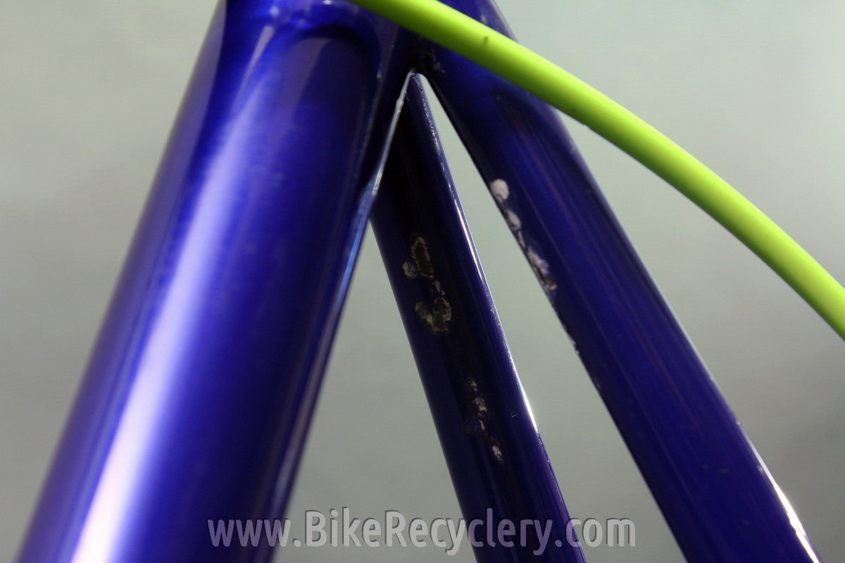 2007 Independent Fabrication Crown Jewel Road Bike: 56cm / 57cm, FULL Campagnolo Record 10sp, KCNC, King, Blue-Green-Yellow